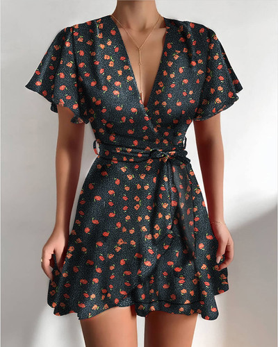 Abito donna scollo a pois - donna, v