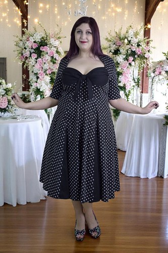 Abito swing pois taglie - swing, a