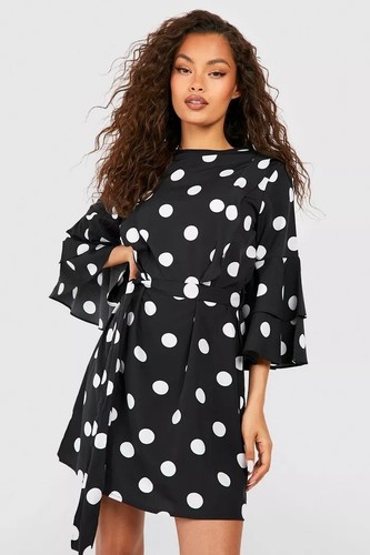 Boohoo abito skater pois uk - abito, a