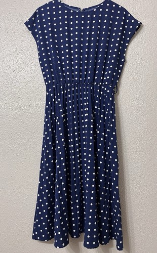 Abito stile vintage blu navy - , a