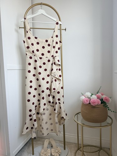 Abito midi zara beige - midi,
