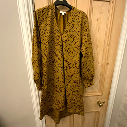 Abito camicia cos marrone - abito, marrone/nero