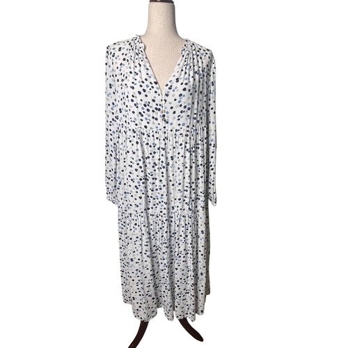 Loft blue polka - dot, tiered