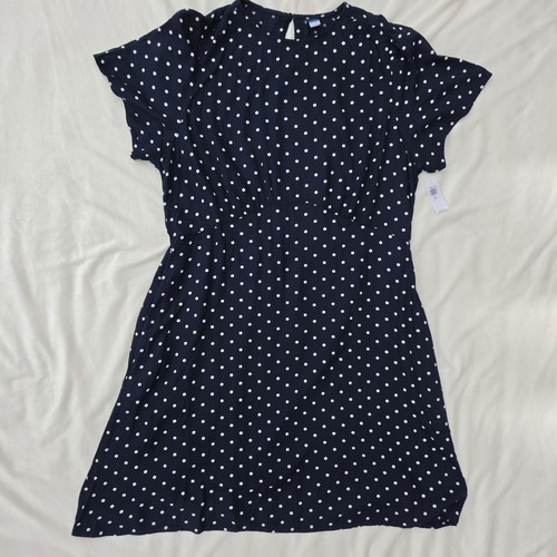 Vecchio abito blu navy pois - blu,