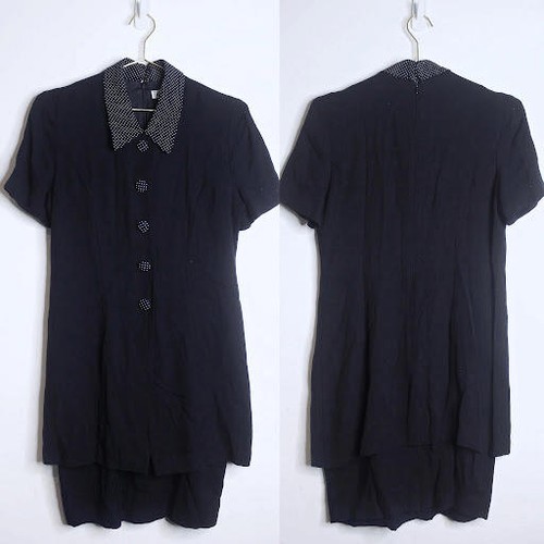 Mini abito vintage - nero, a