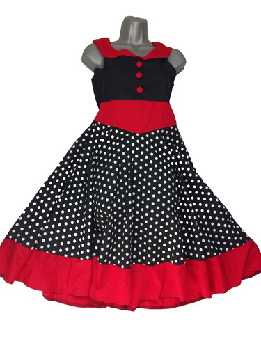 Abito pois con gonna swing - con,