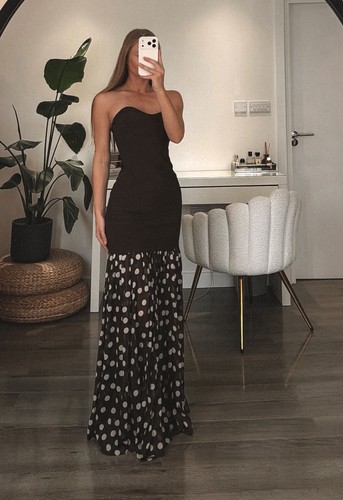 Maxi abito zara chiffon a - zara,