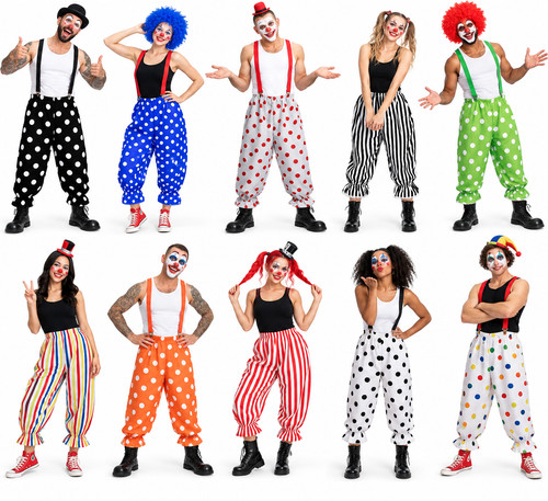 Pantaloni pagliaccio pois - pantaloni,