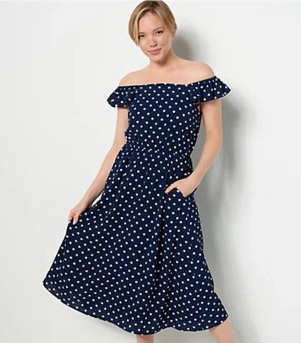 Abito midi ragazza con curve