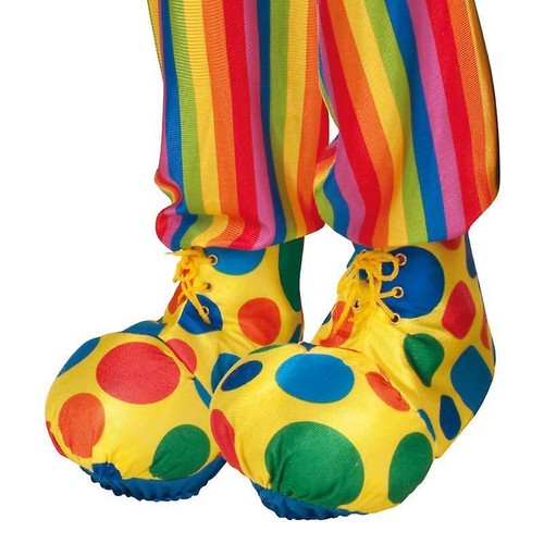Copri scarpe pagliaccio - , circo