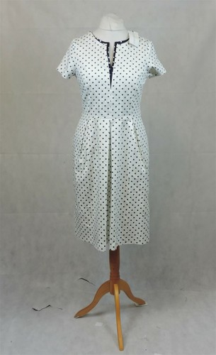 Abito artigiano bianco pois - bianco,