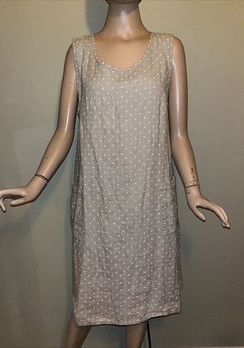 Abito lino pois - lino, grigio